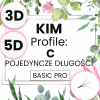 3D 5D C 0,07 BasicPro Paleta - POJEDYNCZE DŁUGOŚCI KIM